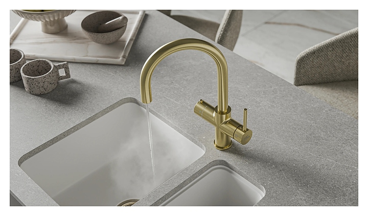 Система мгновенного кипячения воды 5 в 1 ArtisanTech Aquahot Montblanc LG (светлое золото)