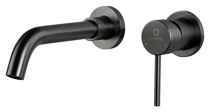 Смеситель для раковины FILARETE Roun FL4020BG, графит