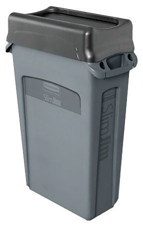 Контейнер для мусора Rubbermaid FG354000GRAY (с крышкой)