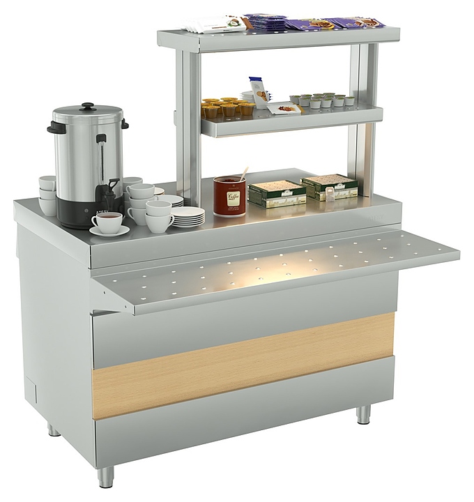 Прилавок для горячих напитков ATESY Ривьера 1200 мм