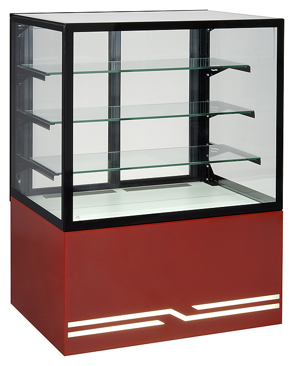 Витрина кондитерская UNIS Cube 100 красная
