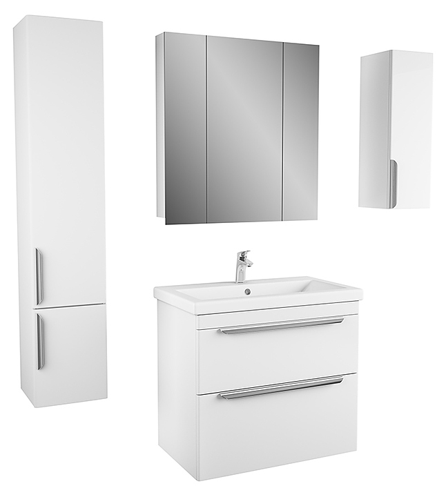 Гарнитур подвесной OWL Vind stor 80, 6 предметов, белый лак