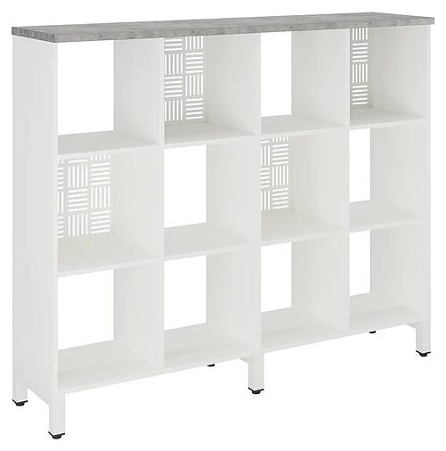 Стеллажная система КОБОР SQ-3Х4 white/chicago