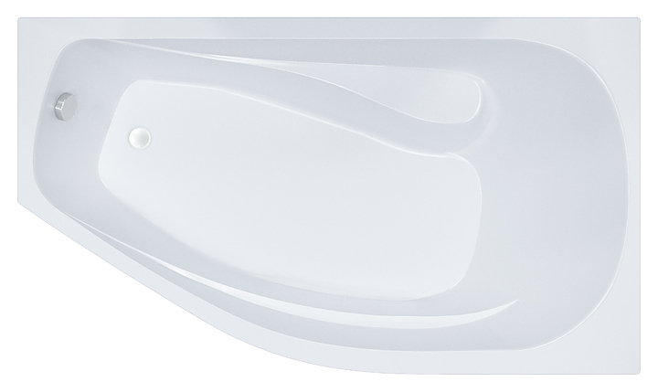 Ванна Triton Скарлет 167х96 см, акрил, левая