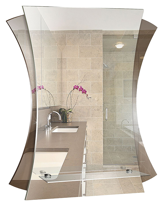Зеркало Mixline Рио 55х68,5 см с полкой