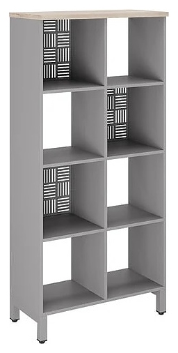 Стеллажная система КОБОР SQ-4X2 aluminum/natural