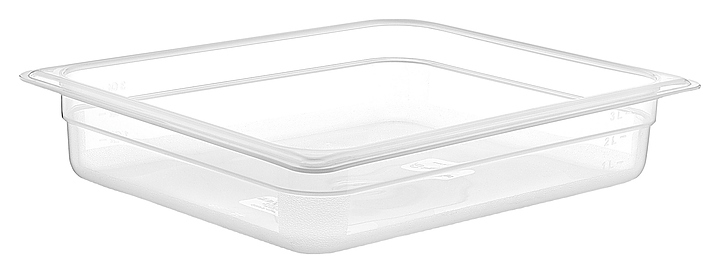 Гастроемкость Gastroplast GNPP-1265 GN 1/2-65 (325х265х65) 3 л полипропилен прозрачная