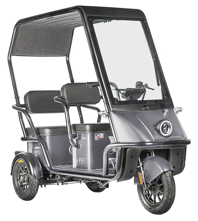 Трицикл WANSHIDA NIPLA 500 черно-серый