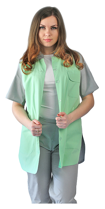 Костюм женский Ursus ТОР591-304 Октава р.44-46, рост 170-176 серый с салатовым