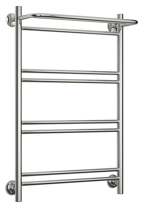 Полотенцесушитель водяной с полкой Стилье Версия-Н1 80х50 см без покрытия