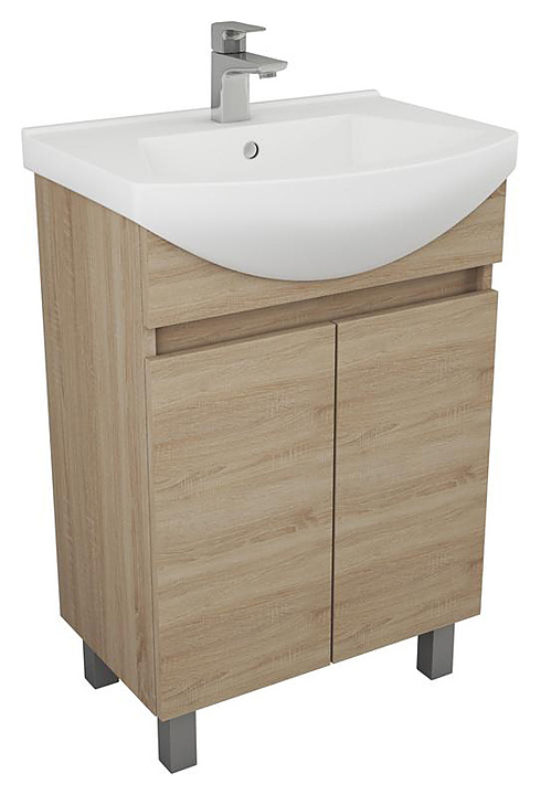 Тумба напольная под раковину OWL Eland 55 OW29.10.12, дуб сонома