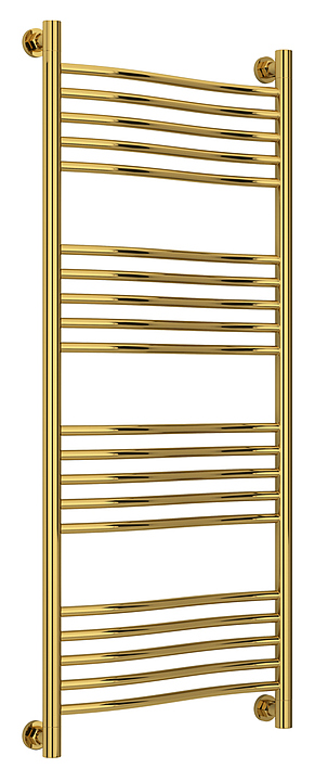 Полотенцесушитель водяной Сунержа Флюид + 120x50 см золото