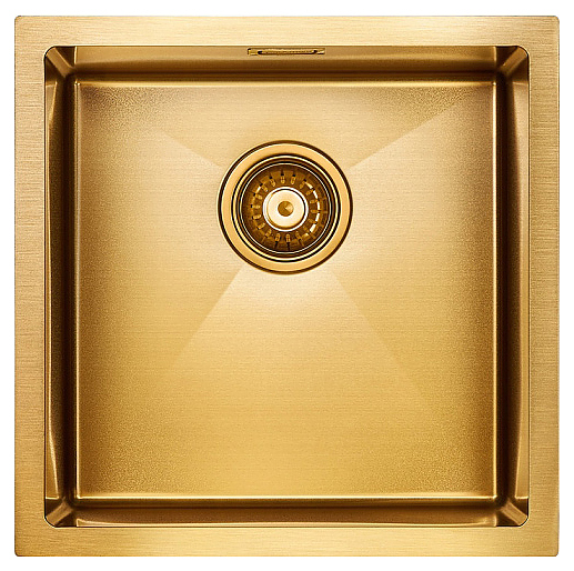 Мойка кухонная Paulmark Aller PM904444-BG брашированное золото