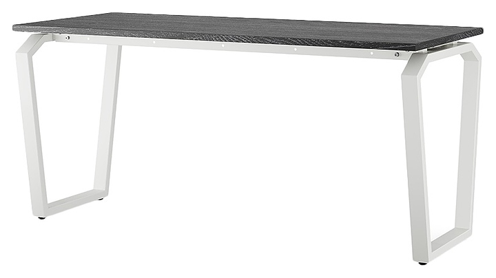 Стол офисный КОБОР TB-120/80 white/glazed