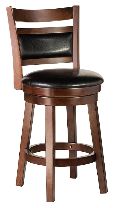 Стул полубарный DOBRIN 1678-LMB BUDDY BAR (черный, эспрессо)