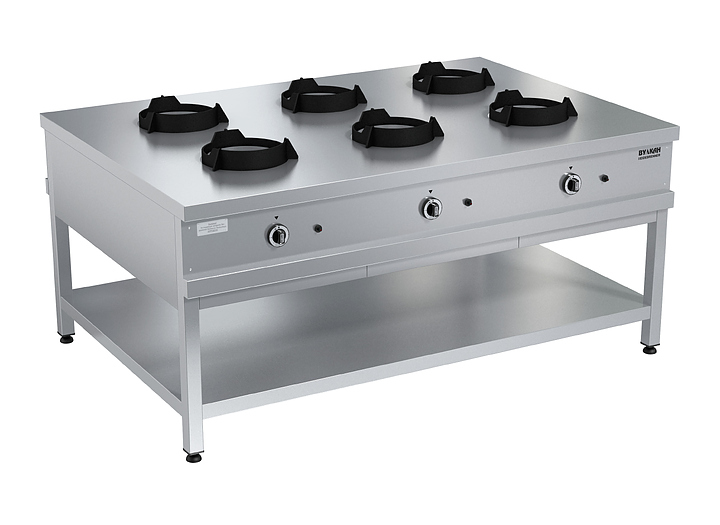 Вок-станция газовая Вулкан KSW 06 8793 WOK