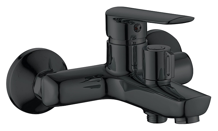 Смеситель для ванны и душа ESKO Lagos Black LG54B черный