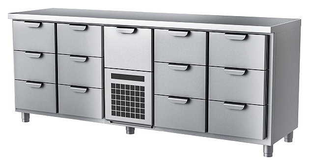 Стол холодильный HappyChef TC GH 3-3-CBR-3-3