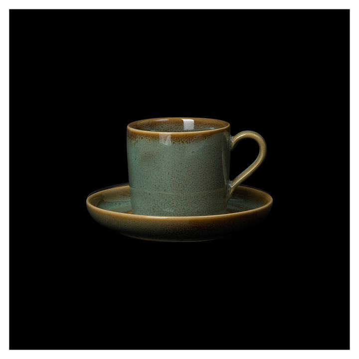 Кофейная пара Corone Primavera HD003242/HD003243 115 мл (фарфор) зеленая