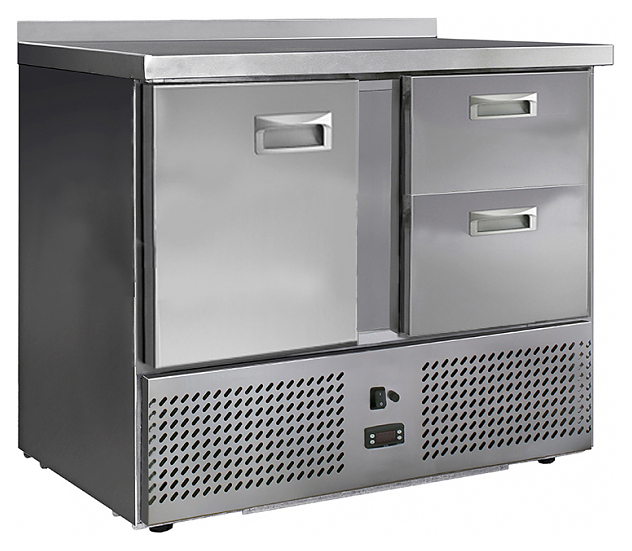 Стол холодильный Finist СХСн-700-1/2 с бортом