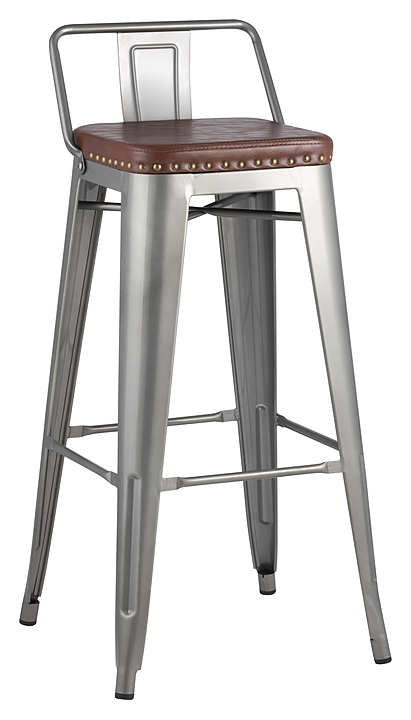 Стул барный Stool Group TOLIX SOFT серебристый