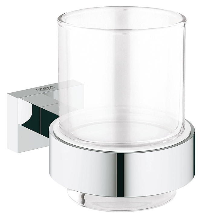 Стакан с держателем Grohe Essentials Cube 40755001 хром