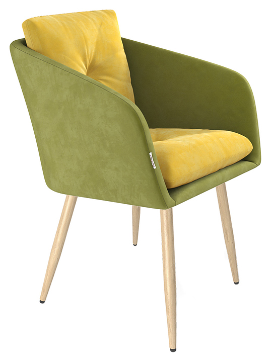 Стул барный Sheffilton SHT-ST43-2/S95-WH фисташковый десерт / прозрачный лак / черный муар