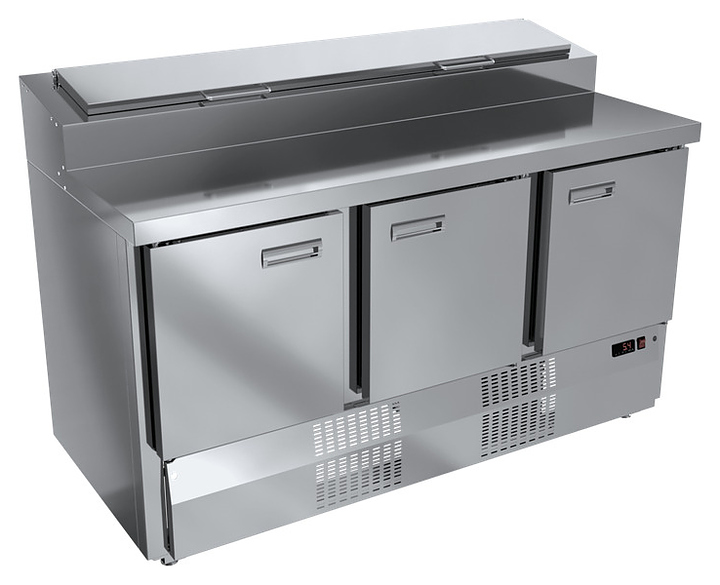 Стол холодильный для пиццы KRONER СХП 3-150-70