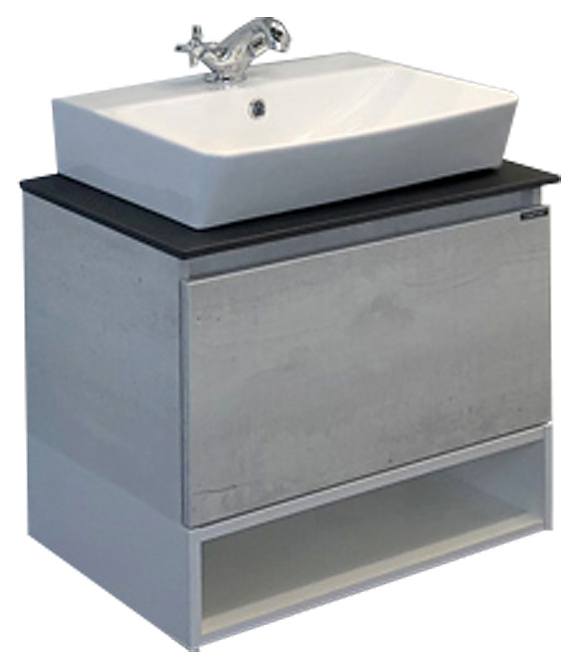 Тумба Comforty Прага-60 с раковиной Comforty 9055RA-50