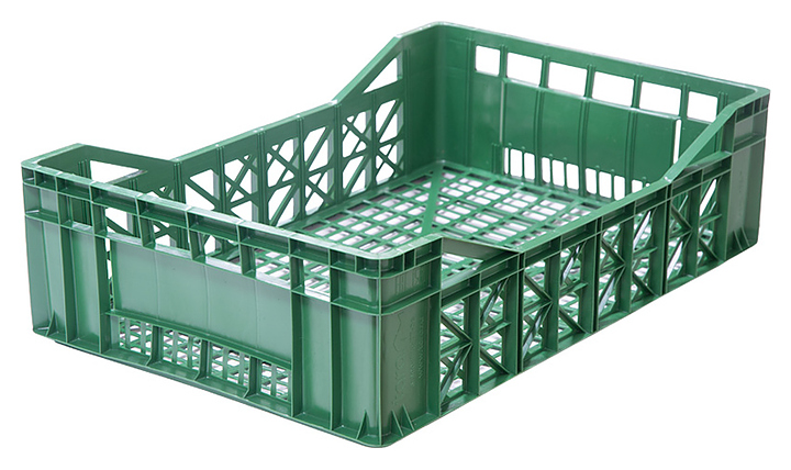 Ящик для овощей и фруктов ТАРА.РУ 165 600х400х165 мм зеленый