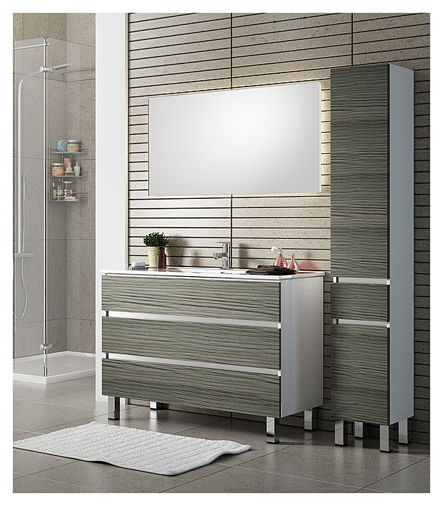 Пенал напольный Sanvit Кубэ-3 pkube3w R