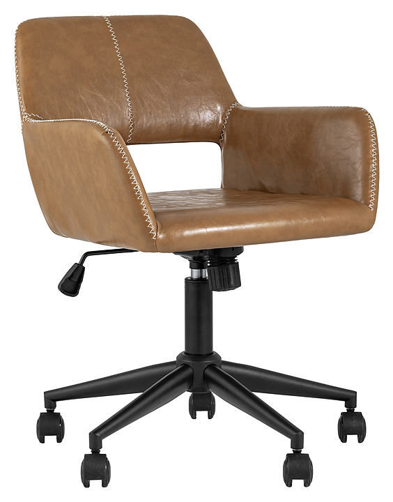 Кресло офисное Stool Group Филиус экокожа коричневый