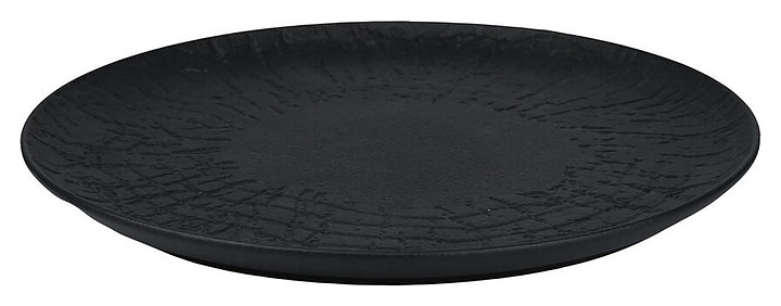 Тарелка P.L. Proff Cuisine Black Raw Wood 81229882 270х270 мм