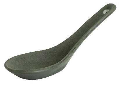 Тарелка Loveramics Er-go! Tapas Spoon D114-27BDG 14 см, темно-зеленый (Matte Dark Green)
