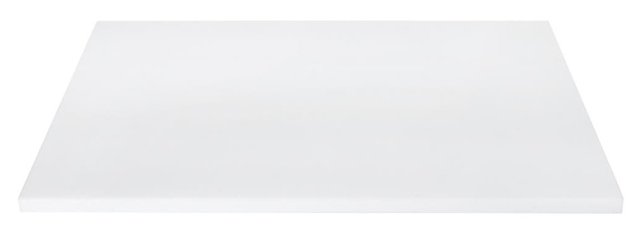 Доска разделочная Клен 500х300х15 мм белая, пластик