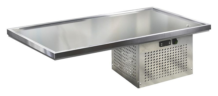 Поверхность холодильная встраиваемая Finist STATIC table ПХВо-9/7 с бортом