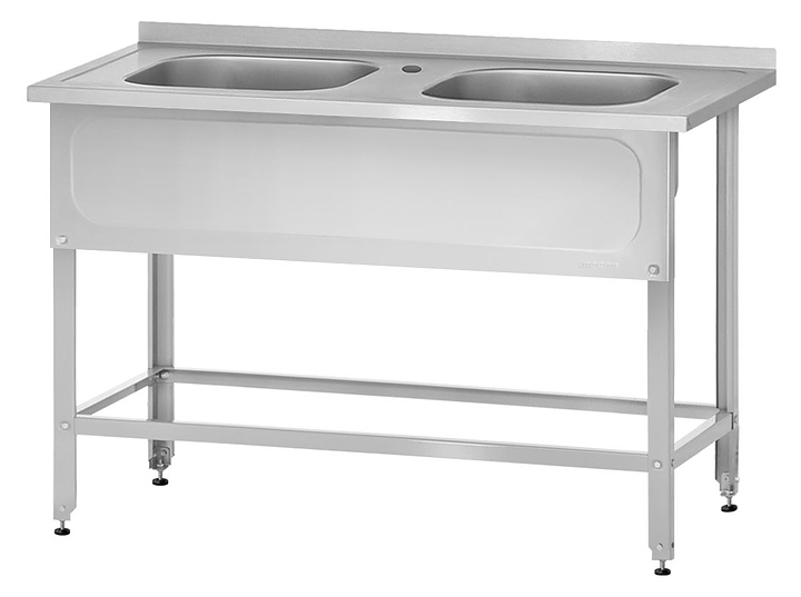 Ванна моечная Mecon Norma Zn ВМЦн 1200х600х860 мм (м/о 400х400х250 мм)