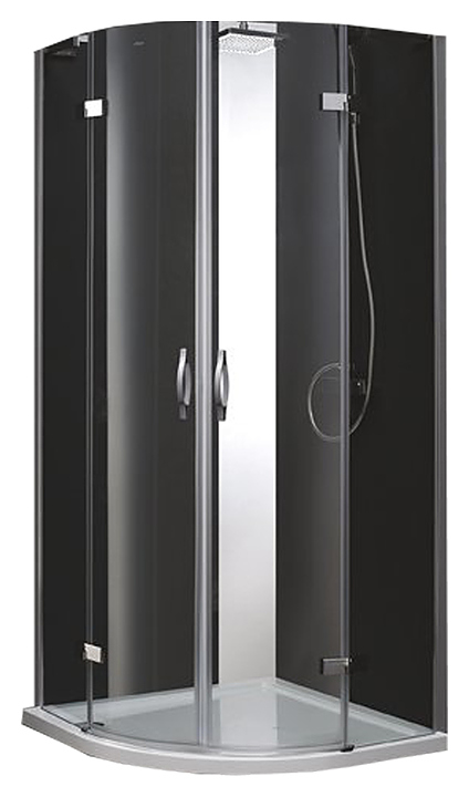 Уголок душевой CEZARES BERGAMO-W-R-2-90-ARCO-C-Cr-IV 90х90х200 см