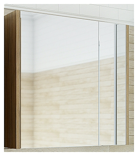 Зеркало Sanflor Ларго 80 см правостороннее, швейцарский вяз