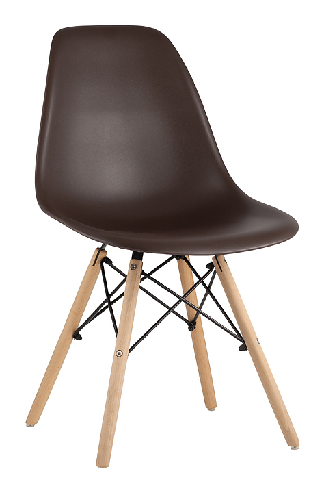 Стул Stool Group Simple DSW коричневый