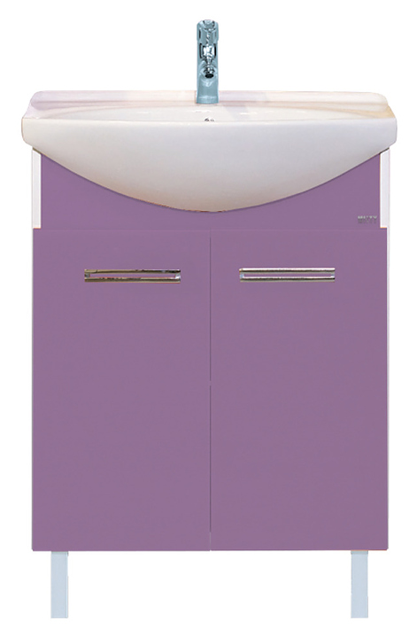 Тумба под раковину Misty Джулия 65 62,4х82,5 см, сиреневая