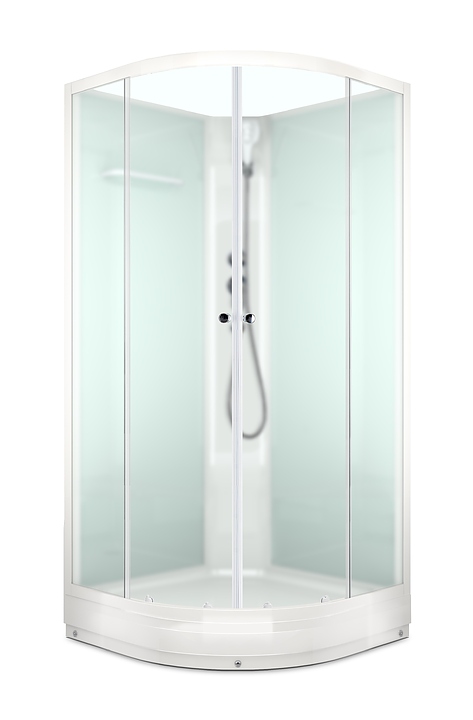 Душевая кабина без крыши Domani-Spa Eco Delight 88 DS01EcD88LWM00 80х80 см