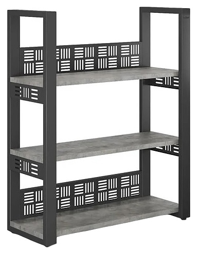 Стеллаж открытый КОБОР SО3-60/36 black/chicago