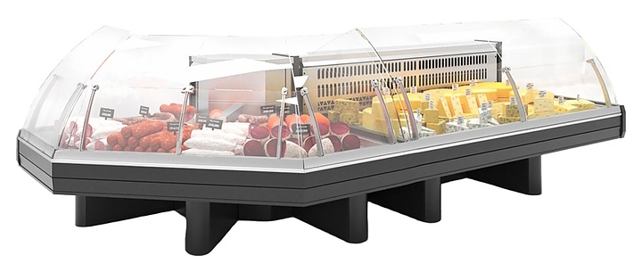 Витрина холодильная Lida Vision-2 Self SU 3600х1270х900 мм)