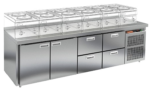 Стол холодильный HICOLD GN 1122 BR2 TN LT