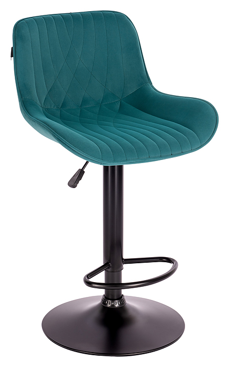 Стул Everprof Grace Black ткань, темно-зеленый