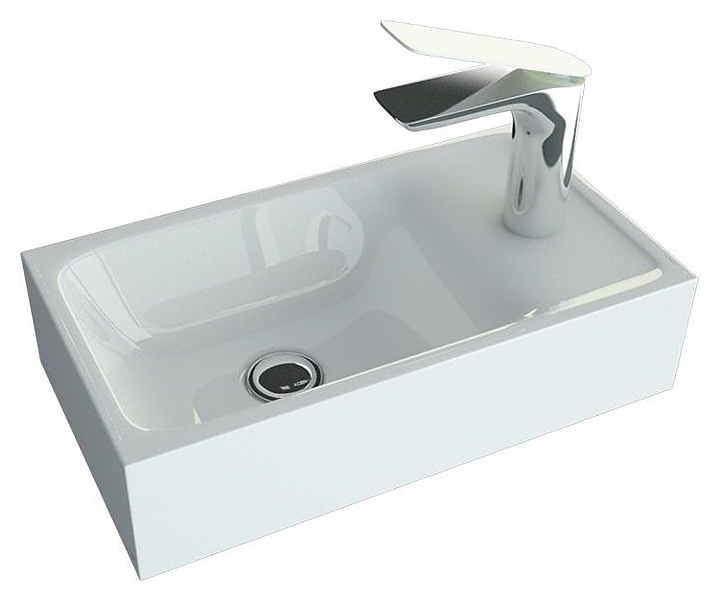 Раковина Art&Max AM-LAV-500-MR-Mini 50,5х26,6 см