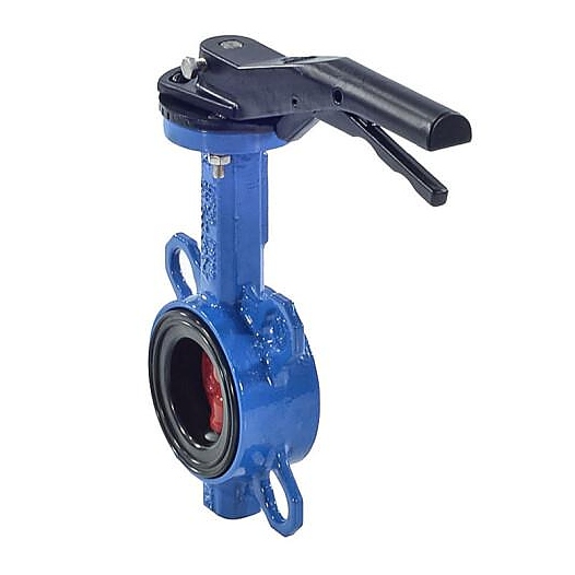 Затвор дисковый поворотный Tecofi чугун VPI4448-02EP Ду 250 Ру16 межфл с рукояткой диск чугун манжета EPDM  VPI4448-02EP0250