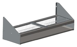 Полка настенная для тарелок Assum ПНТ-П-9/3,3