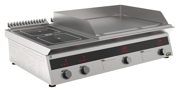 Плита индукционная комбинированная SMART INDUCTION K96-3KPPN (с грилем)